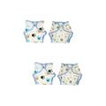 ibasenice 4 Pcs Baby Training Diapers Newborn Baby Diapers New Born Diapers for Baby Adjustable Baby Diaper Reusable Potty Pants Newborn Diapers Child Washable Cotton Diaper Pocket