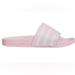 Adidas Shoes | Adidas Adilette Women’s Slides, Size 6, Pink, White, Nwt | Color: Pink/White | Size: 6