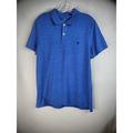 American Eagle Outfitters Shirts | Aeo American Eagle Outfitters Core Flex Mens L Large Polo Shirt Top Blue Solid | Color: Blue | Size: L