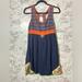 Anthropologie Dresses | Anthropologie Urban Outfitters Ecot Sun Dress Sz M Hippie Bojo Style 7 | Color: Blue/Orange | Size: M