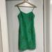 Lilly Pulitzer Dresses | Lilly Pulitzer Sequin Beaded Silk Vega Slip Mini Dress | Color: Green | Size: 00