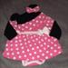 Disney Matching Sets | Infants Minnie Mouse Outfit W/Hat 3-6m Pink White Black | Color: Black/Pink | Size: 3-6mb