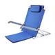 XIUXLI Adjustable Bed Back Rest, Bed Back Rest Wedge Support Bed Back Rest Support for Elderly and Disabled,Easy set Angle Bed Back Rest Bed Support (blue,With handrail)