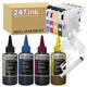 247.ink LC223 Refill Starter Kit Compatible with Brother DCP-J4120 MFC-J4620 MFC-J4625 MFC-J480 MFC-J5320 MFC-J5620 MFC-J5720 MFC-J680 MFC-J880 Printers (Auto Resetting Chips) Set of 4