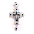 GAVIK Newest Orthodox Gold and Silver Big Chain Chest Pendant with Free PU Gift Box in Stock Large Russian Pectoral Cross