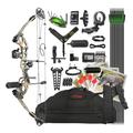 surwolf Compound bow kit 30~55LBS Adjustable Archery Bow and Arrow Set Hunting Bow Shooting Bow Left/Right for Archery Outdoor (camo, Right)