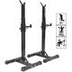 Squat Barbell Free Bench Press Stands Home Gym Barbell Pull Up Squat Rack Adjustable Height for Weights Free Bench Press for Bodybuilding, for Indoor Outdoor Gym, Capacity up to 250kg