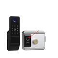VVHUDA Compatible With Tuya WiFi Smart Lock Double Side Fingerprint Lock Digital Password Card Keyless Electronic Door Lock (Color : Double Ttlock) small gift
