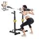 Squat Rack Stand Barbell Free Press Bench Home Gym Squat Rack Stands with Pull Up Bar,Squat Rack with Dip Bar,Adjustable Squat Rack Barbell Rack,Squat Rack Multifunction,Dip Stand Stati