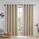 Catherine Lansfield Wilson Blackout Thermal 168x137cm Curtains Two Panels Natural