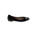 Kate Spade New York Flats: Slip On Chunky Heel Casual Black Shoes - Women's Size 6 1/2 - Round Toe