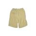 Gap Kids Khaki Shorts: Tan Solid Bottoms - Size Medium - Light Wash
