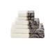 Gracie Mills Thornton 6-Piece Cotton Terry Jacquard Towel Set 550 GSM - 27"W x 52"L (2) 16"W x 28"L (2) 12"W x 18"L (2)