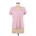 Nike Active T-Shirt: Pink Activewear - Women's Size Medium