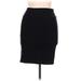 Iz Byer Casual Bodycon Skirt Knee Length: Black Print Bottoms - Women's Size Large