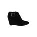 Isaac Mizrahi New York Wedges: Black Print Shoes - Women's Size 10 - Almond Toe