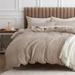 Cotton Waffle Weave Duvet Cover Set, Soft and Breathable Duvet Cover Set