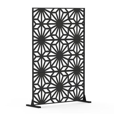 Metal Privacy Screens,Decorative Privacy Screen, Sun Flower Shape