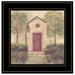 Folk Art Outhouse III 2 Black Framed Print Wall Art