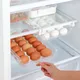 Porte-œufs roulant automatique boîte de rangement d'œufs au réfrigérateur conteneur d'œufs