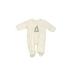 Little Me Long Sleeve Outfit: Ivory Solid Bottoms - Size 3 Month