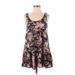 American Eagle Outfitters Casual Dress - A-Line Scoop Neck Sleeveless: Black Print Dresses - Women's Size Small