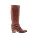 Ralph Lauren Collection Boots: Brown Solid Shoes - Women's Size 6 1/2 - Round Toe