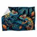 VisionBedding Chameleon Fleece Throw Blanket - Animal Warm Soft Blankets - Throws for Sofa, Bed, & Chairs Fleece/Microfiber/Fleece | Wayfair