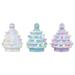Mr. Cottontail 3 Mini Ceramic Trees w/ Easter Egg Toppers | 4.1 H x 3 W x 3 D in | Wayfair 11795