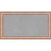 Amanti Art Harmony Rose Gold Framed Magnetic Board in Gray/Yellow | Wayfair A14008182128