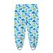 Cethrio Kids Pants Boys and Girls Fall and Winter Printed Cartoon Sky Blue Pants Size 7-8 Years
