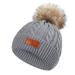 Lolmot 1-11 Years Girls Boys Kids Winter Warm Beanie Hat Knit Thick Ski Cap with Faux Fur Pompom Cute Toddler Warm Knitted Head Cap