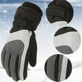 Dorkasm Kids Winter Gloves Hand Warmers Gloves 4Y-16Y Snow Thin Ski Kids Ski Gloves Child Children Kids Waterproof Thick Gloves Unisex Kids Gloves Gray M