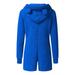 Outfmvch Long Sleeve Bodysuit Womens Jumpsuit Women S Solid Color Hooded Long Sleeved Plush Jumpsuit Jumpsuit Romper E L