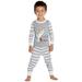 Where The Wild Things Are Boys Toddler Max Cotton Pajama Set Gray 2T