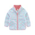 QUYUON Toddler Girl Jacket Winter Long Sleeve Fleece Jacket Kids Baby Warm Girls Boys Winter Warm Fleece Jackets Sweatshirt Blue 4T-5T