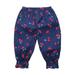 Toddler Pants New Casual Polka Dot Fashion Floral Print Boys And Girls Mid Waist Cropped Floral Bloomers Fall Outfits