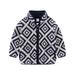 QUYUON Toddler Rain Jacket 2t Sale Long Sleeve Fleece Jacket Kids Baby Warm Girls Boys Winter Warm Fleece Jackets Sweatshirt Navy 1T-2T