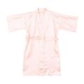 TAIAOJING Kids Girl s Satin Silky Kimono Robe for Spa Satin Robes Silk Sleepwear Kimono Baby Solid Toddler Bathrobe jacket Coat 5-7 Years