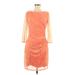 CATHERINE Catherine Malandrino Cocktail Dress - Sheath: Orange Dresses - Women's Size Medium