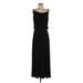 Calvin Klein Cocktail Dress - Maxi: Black Solid Dresses - Women's Size X-Small