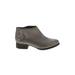 Vince Camuto Ankle Boots: Gray Solid Shoes - Women's Size 6 1/2 - Round Toe