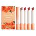 Aton D. 4Pcs Matte Lipstick Set with Box Long Lasting Non-Stick Cup Non-Drying 24 Hours Women Matte Lip Stick Makeup Gift Sets