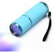 3pcs LED Flashlight Small Glow Flashlights with 9 LED Lights Portable Light Nail Dryer for Nail Gel (MIXCOLOR)