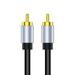 Digital Coaxial Audio Cable Hifi 5.1 Coaxial Cord Dolby Atmos for Soundbar Subwoofer DVD Amplifiers TV 1 to 10 Meters WHITE 1m