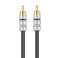 HIFI 5.1 Audio Cable OFC Coaxial Digital RCA Male To RCA Male Stereo Audio Cable for TV Amplifier Speaker Soundbar black 1.5m