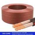 Speaker Cable High Quality 4N OFC HIFI OFC Oxygen Free Pure Copper Audio Line Cable Amplifiers Cords DIY HIFI Speaker Wire 200 Cores 25m