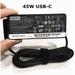 Genuine Lenovo 45W USB-C Type-C Power Charger AC Adapter 20V 2.25A Wholesale lot