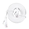 RJ45 CAT6 Ethernet Network Flat LAN Cable UTP Patch Router Cables 1000M 0.5m 1m 2m 3m 5m 8m 10m 15m Cable Router Computer WHITE 3m