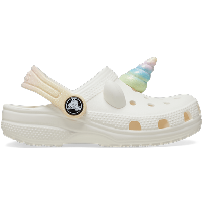 Crocs Chalk Toddler Classic I Am Rainbow Unicorn Clog Shoes